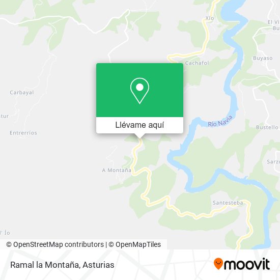 Mapa Ramal la Montaña