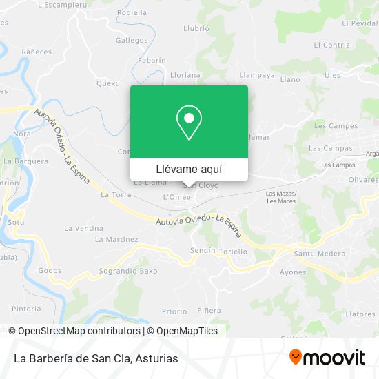 Mapa La Barbería de San Cla