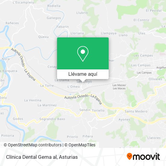 Mapa Clínica Dental Gema al