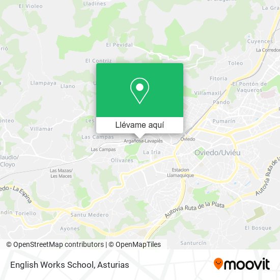 Mapa English Works School