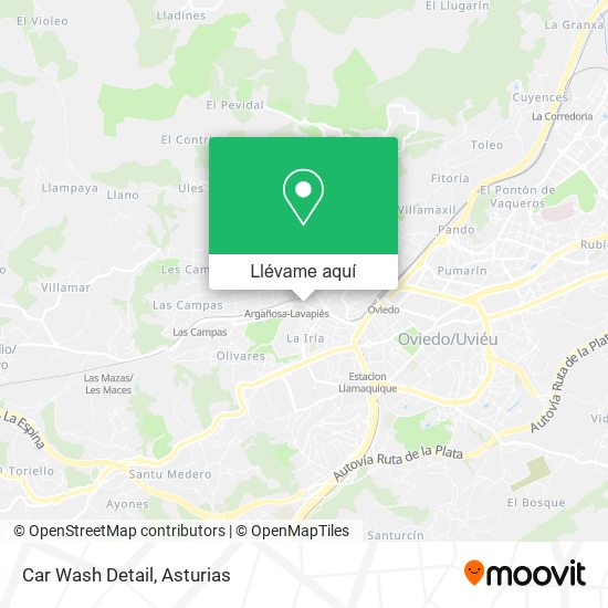 Mapa Car Wash Detail