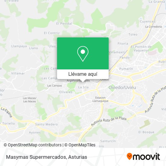 Mapa Masymas Supermercados