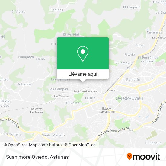 Mapa Sushimore.Oviedo