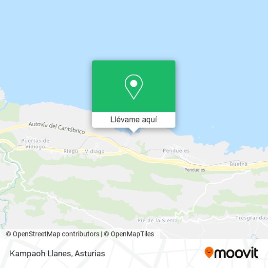 Mapa Kampaoh Llanes