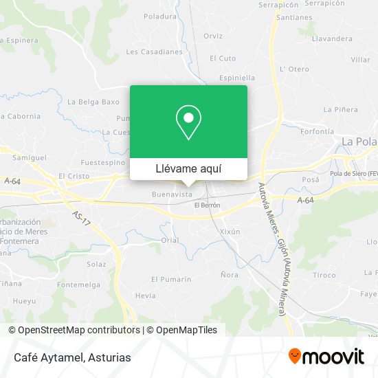 Mapa Café Aytamel