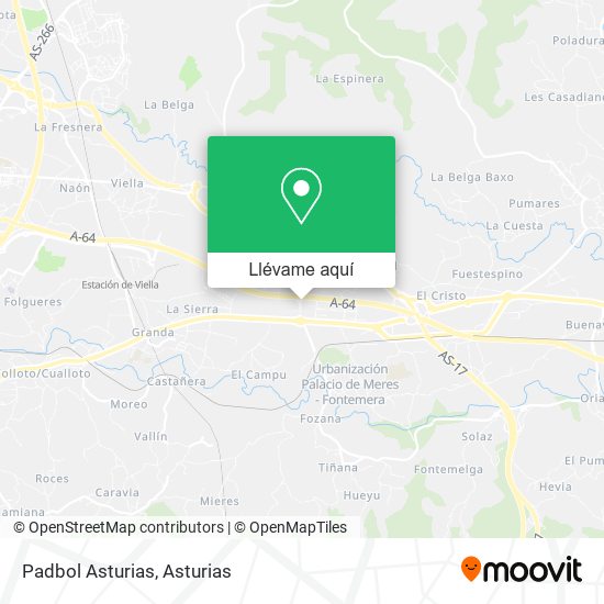 Mapa Padbol Asturias