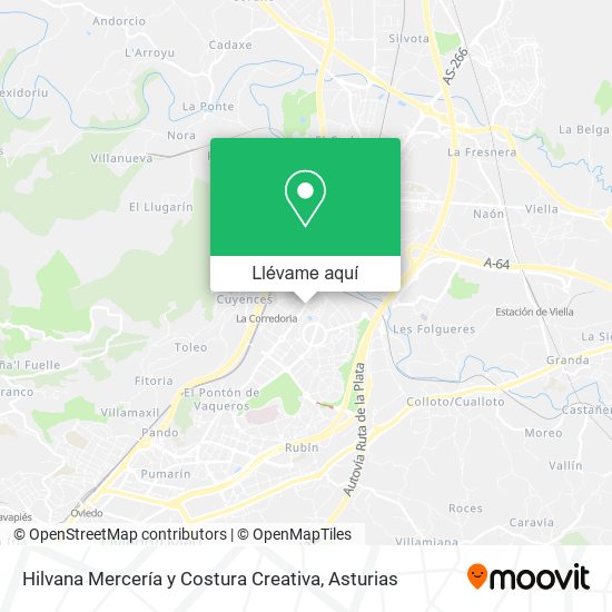Mapa Hilvana Mercería y Costura Creativa