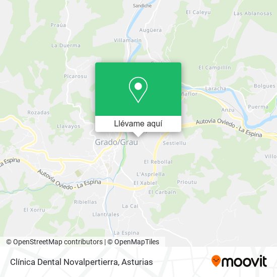 Mapa Clínica Dental Novalpertierra
