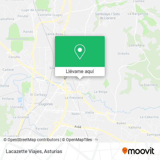 Mapa Lacazette Viajes