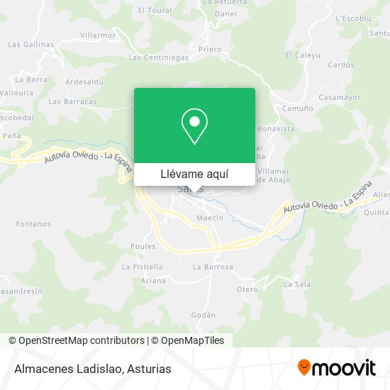 Mapa Almacenes Ladislao