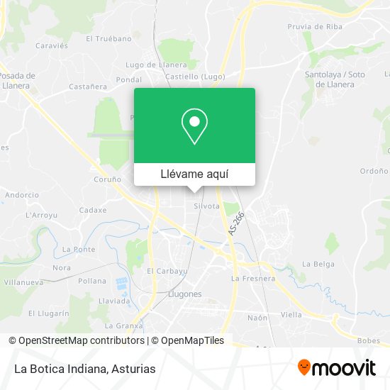 Mapa La Botica Indiana