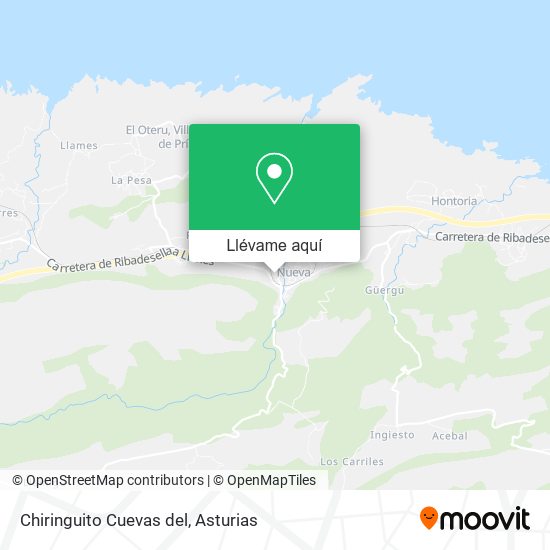 Mapa Chiringuito Cuevas del