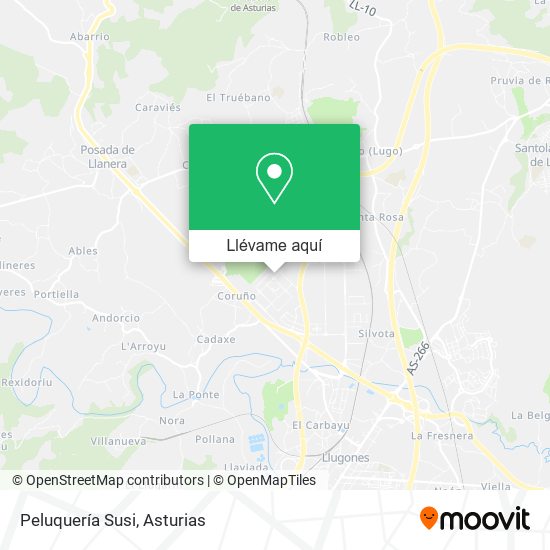 Mapa Peluquería Susi