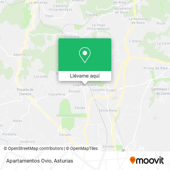 Mapa Apartamentos Ovio