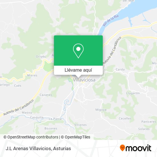 Mapa J.L Arenas Villavicios