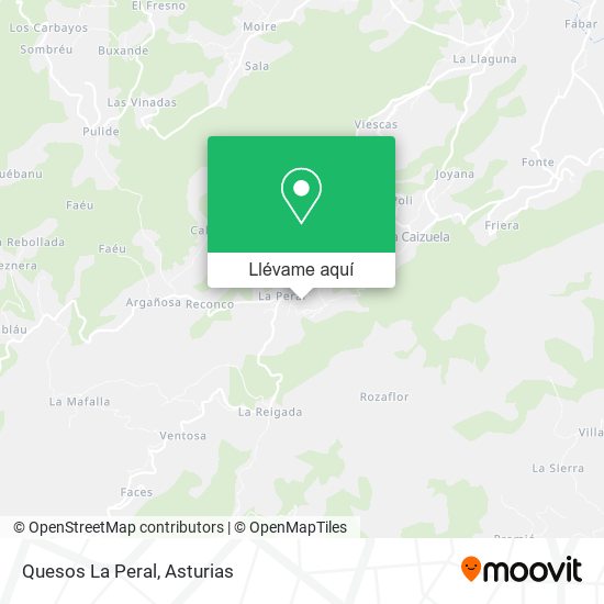 Mapa Quesos La Peral