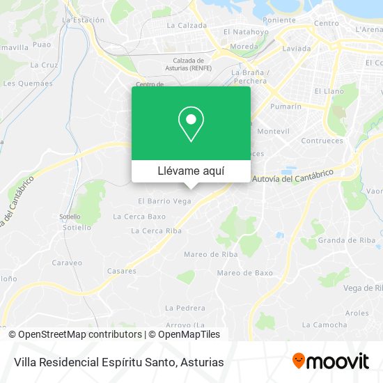 Mapa Villa Residencial Espíritu Santo