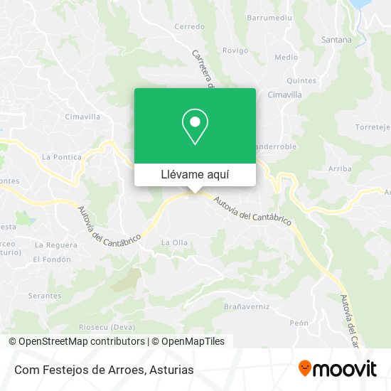Mapa Com Festejos de Arroes