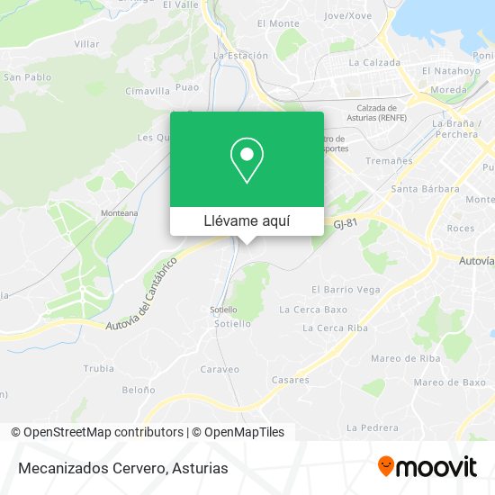 Mapa Mecanizados Cervero