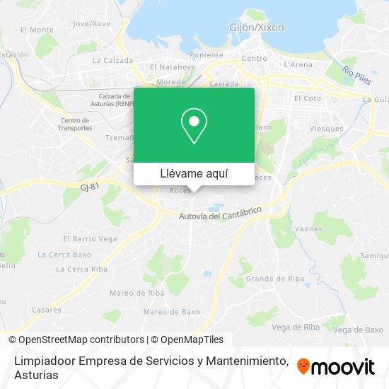 Mapa Limpiadoor Empresa de Servicios y Mantenimiento