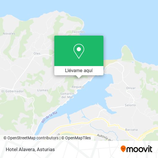 Mapa Hotel Alavera