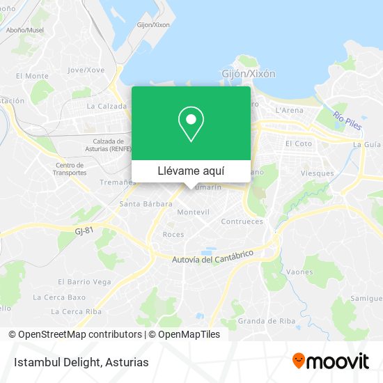Mapa Istambul Delight
