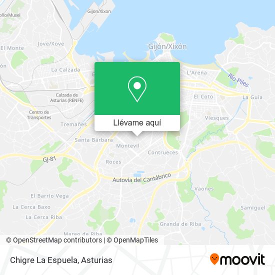 Mapa Chigre La Espuela
