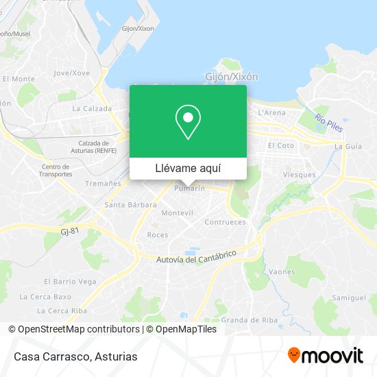 Mapa Casa Carrasco