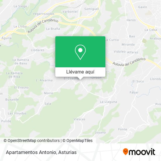 Mapa Apartamentos Antonio