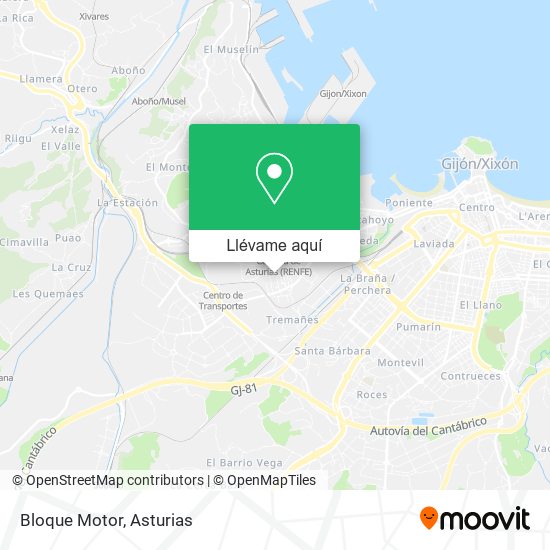 Mapa Bloque Motor