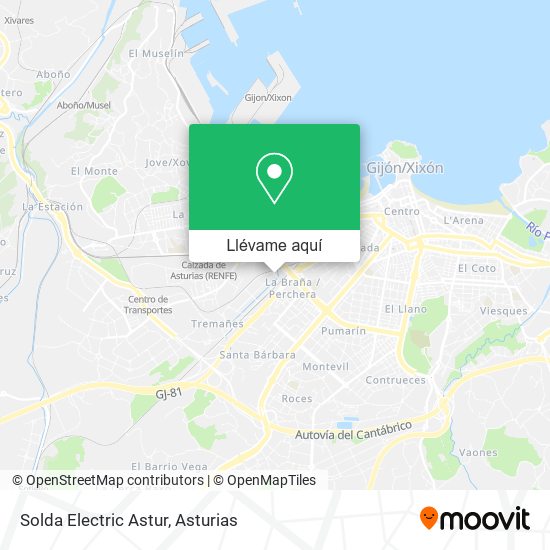 Mapa Solda Electric Astur