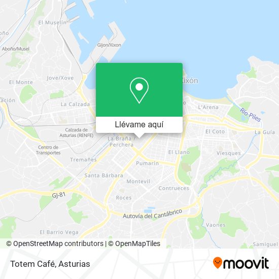 Mapa Totem Café