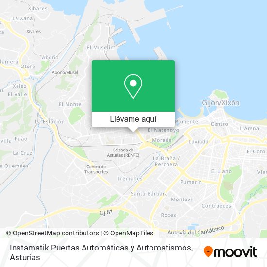 Mapa Instamatik Puertas Automáticas y Automatismos