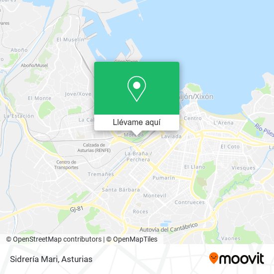 Mapa Sidrería Mari