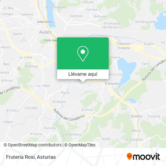 Mapa Frutería Rosi