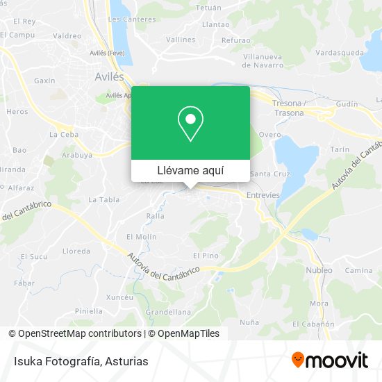 Mapa Isuka Fotografía