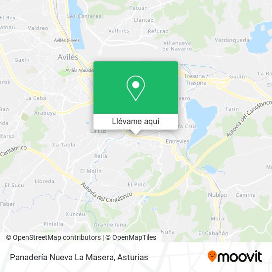Mapa Panadería Nueva La Masera