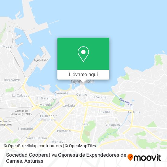 Mapa Sociedad Cooperativa Gijonesa de Expendedores de Carnes