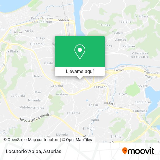 Mapa Locutorio Abiba