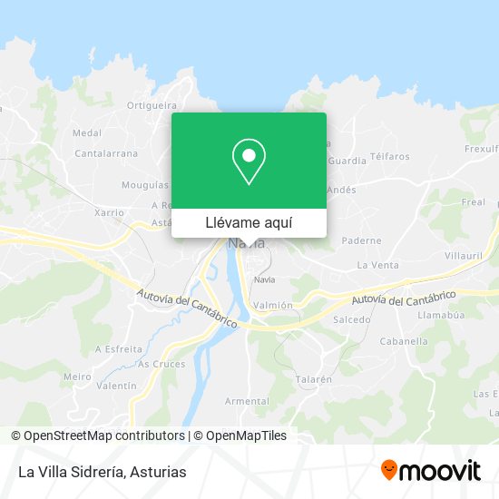 Mapa La Villa Sidrería