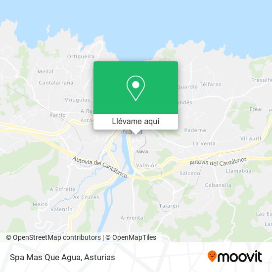 Mapa Spa Mas Que Agua