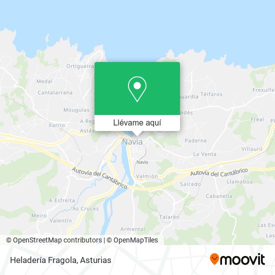 Mapa Heladería Fragola