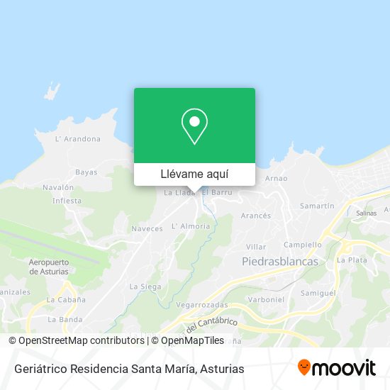 Mapa Geriátrico Residencia Santa María