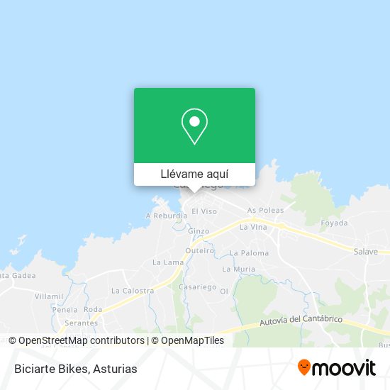 Mapa Biciarte Bikes