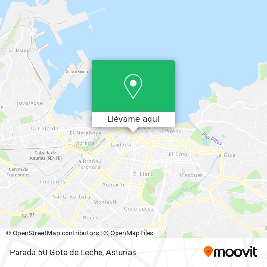 Mapa Parada 50 Gota de Leche