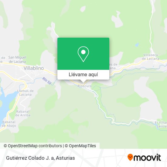 Mapa Gutiérrez Colado J. a