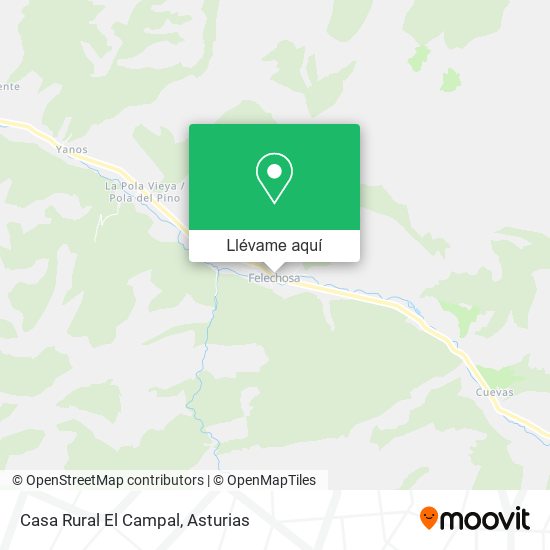Mapa Casa Rural El Campal