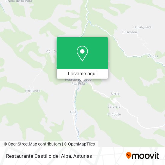 Mapa Restaurante Castillo del Alba