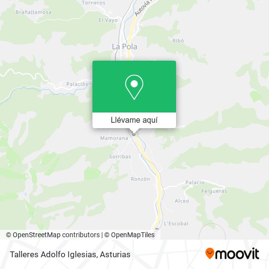 Mapa Talleres Adolfo Iglesias