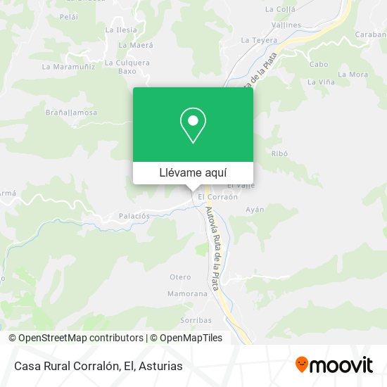 Mapa Casa Rural Corralón, El